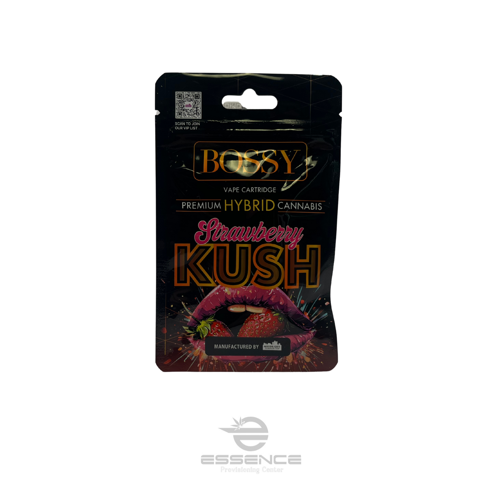Photograph of product: BOSSY- Strawberry Kush Vape