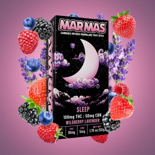 Photograph of product: Wildberry Lavender 2:1 CBN | 10pk