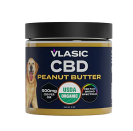 Photograph of product: VLASIC | PET PEANUT BUTTER | PET | CBD