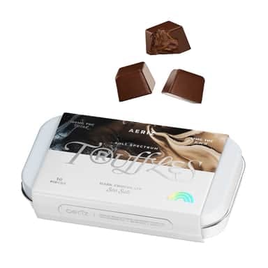 Photograph of product: Dark Chocolate Sea Salt Truffles