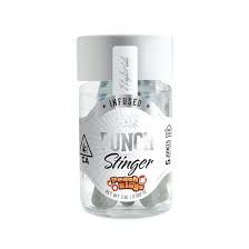Photograph of product: D. Punch Stinger 5 x .5g Infused Pre Roll Pack - Peach Rings - 