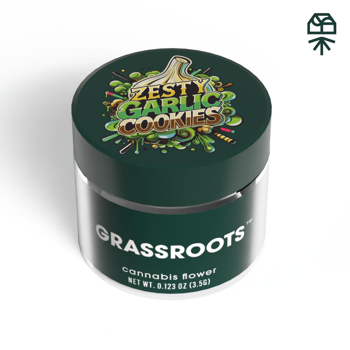 Photograph of product: Zesty Garlic Cookies | Dark Heart Collection - 3.5g