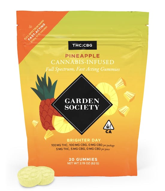 Photograph of product: 1:1 PINEAPPLE GUMMY 20PK - 