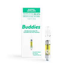 Photograph of product: Buddies - 1G DST - 1:1 CBD Nightmare Cookies CBD Cart