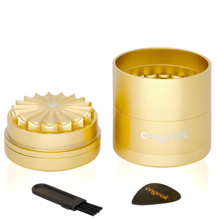 Photograph of product: 5 Piece Magnetic Grinder - Gold