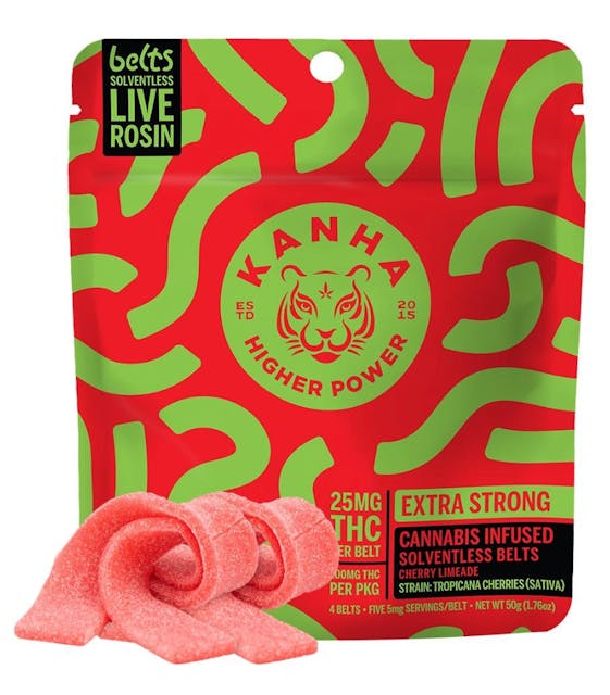 Photograph of product: Cherry Limeade Solventless Rosin Belts 100mg - Sales Floor