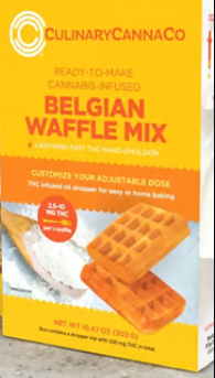 Photograph of product: Culinary Canna | Belgian Waffle Mix | 100mg