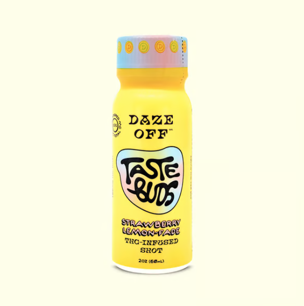 Photograph of product: Daze Off Taste Buds Shot Strawberry Lemon - Fade (H) 100mg