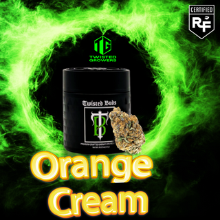 Photograph of product: Twisted Buds - Orange Cream - Flower - 3.5g