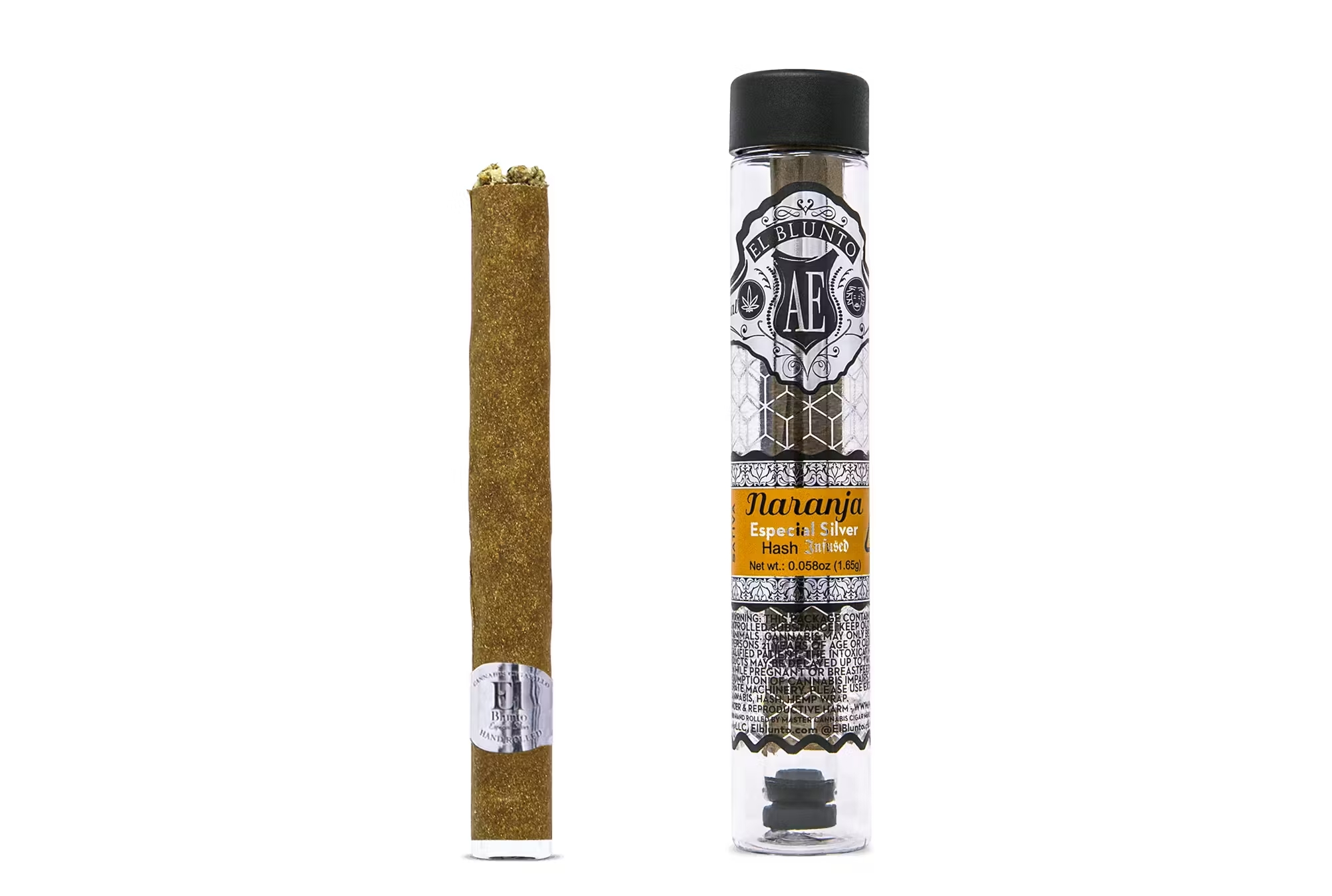 Photograph of product: NARANJA [S] SILVER au chocolat BLUNT - 1.65 G