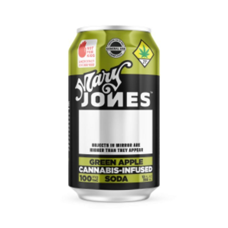 Photograph of product: Mary Jones - Green Apple Soda 12oz