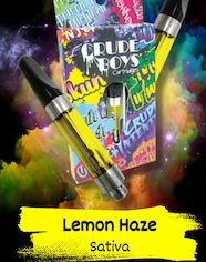 Photograph of product: CRUDE BOYS- CART LEMON HAZE Oui'd
