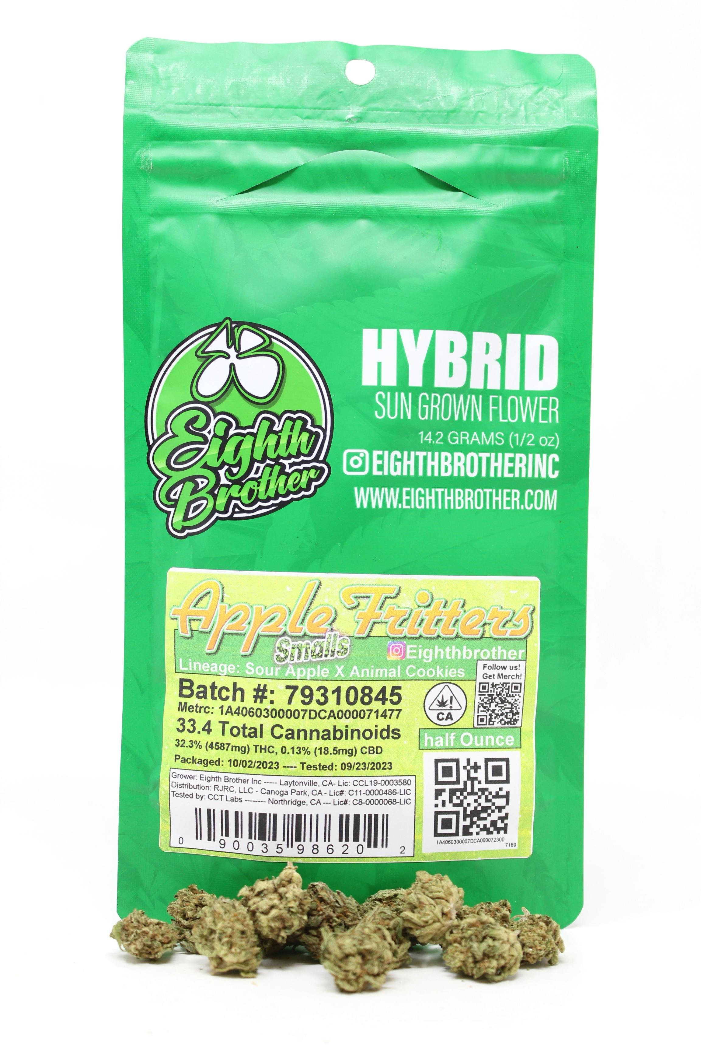 Photograph of product: Eighth Brother - Flower - Apple Fritters - 14G