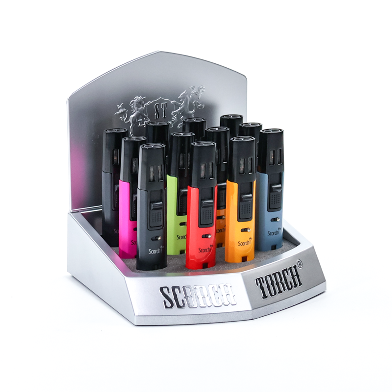 Photograph of Product: 5" Scorch Torch Standing Pencil 2-Flame | Assorted Colors