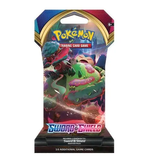 Photograph of product: Trading Cards | Pokemon | Blister Pack | Sword & Shield | LIMIT 1 Pokemon Item Per Day
