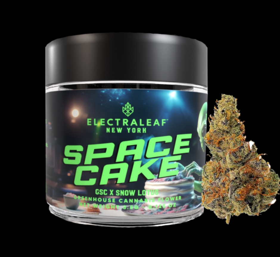 Photograph of product: Electraleaf Flower | 3.5g | Space Cake | GSC x Snow Lotus