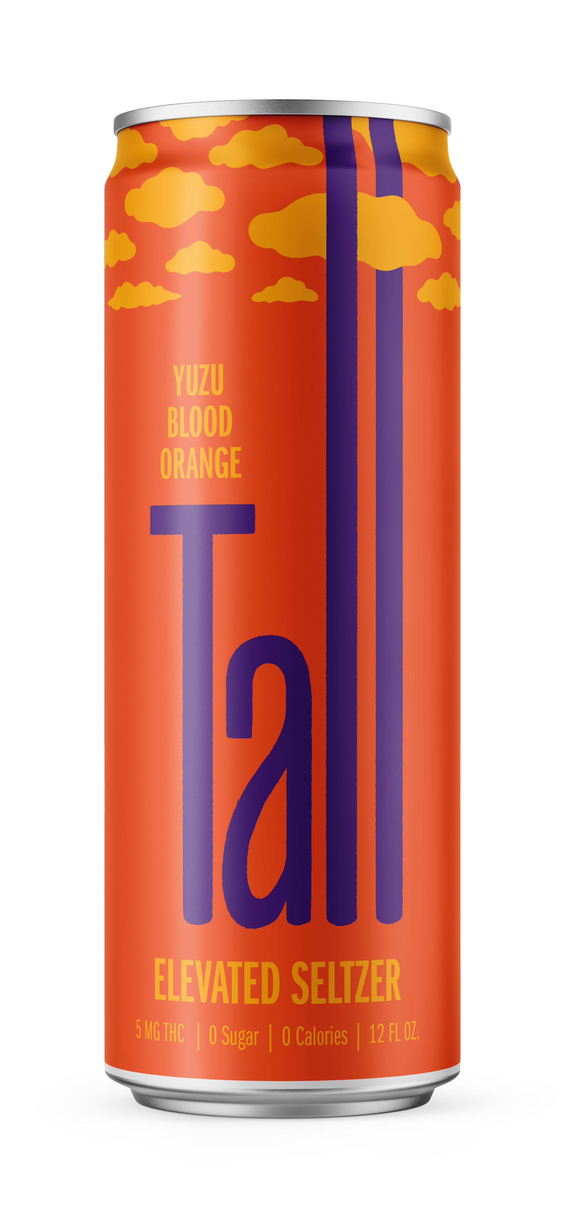 Photograph of Product: Tall | Yuzu Blood Orange | Infused Seltzer 5MG