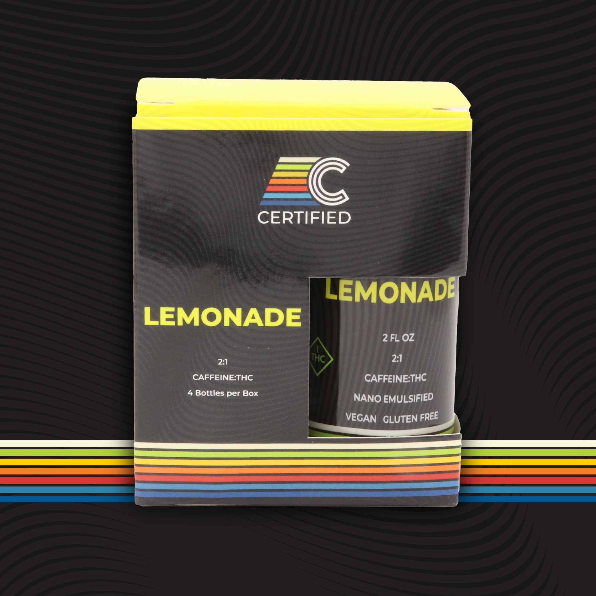 Photograph of product: Lemonade + Caffeine Drink | 4pk