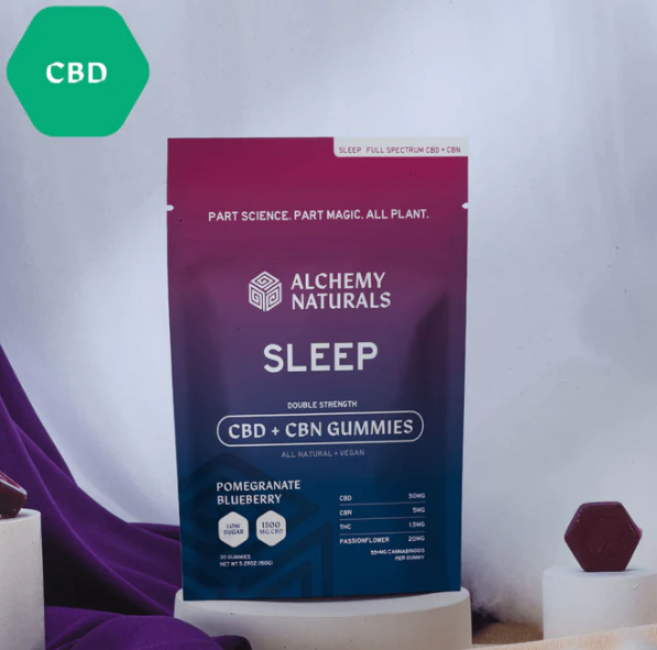 Photograph of product: Sleep | 750mg CBD 150mg CBN | Alchemy Naturals