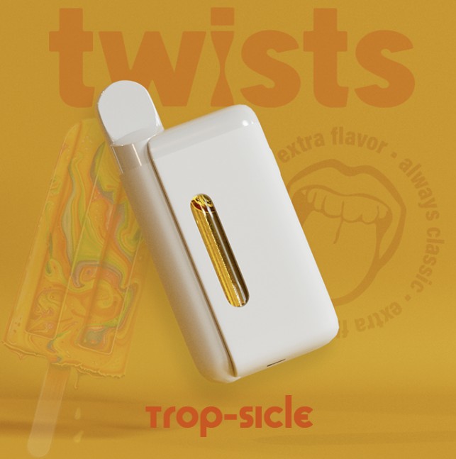 Photograph of product: Tropsicle Twister Distillate Disposable Vape