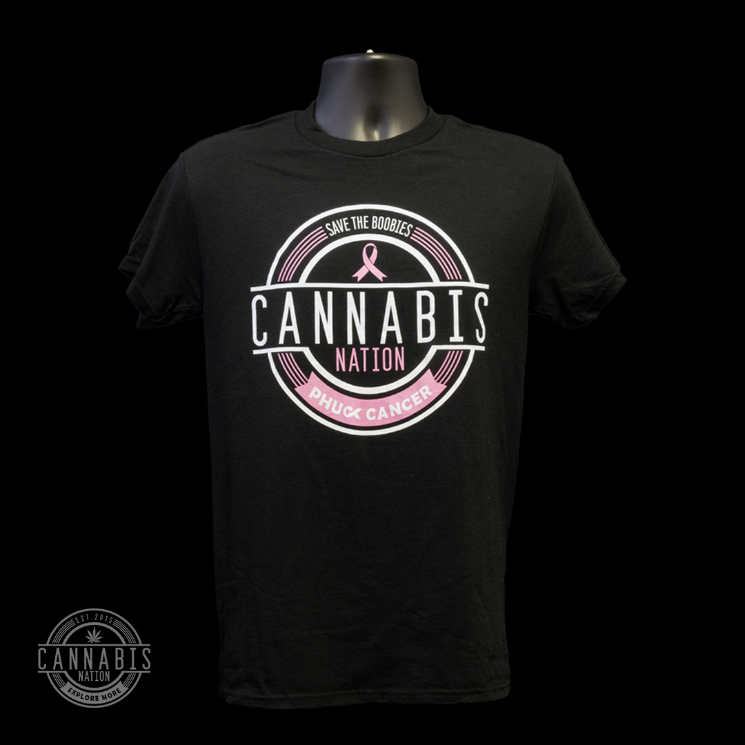 Photograph of product: Logo Shirt | Phuck Cancer | Black