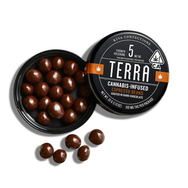 Photograph of product: TERRA BITES - DARK CHOCOLATE ESPRESSO BEANS