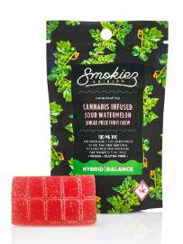 Photograph of product: Sour Watermelon Scored Fruit Chew (100mg)