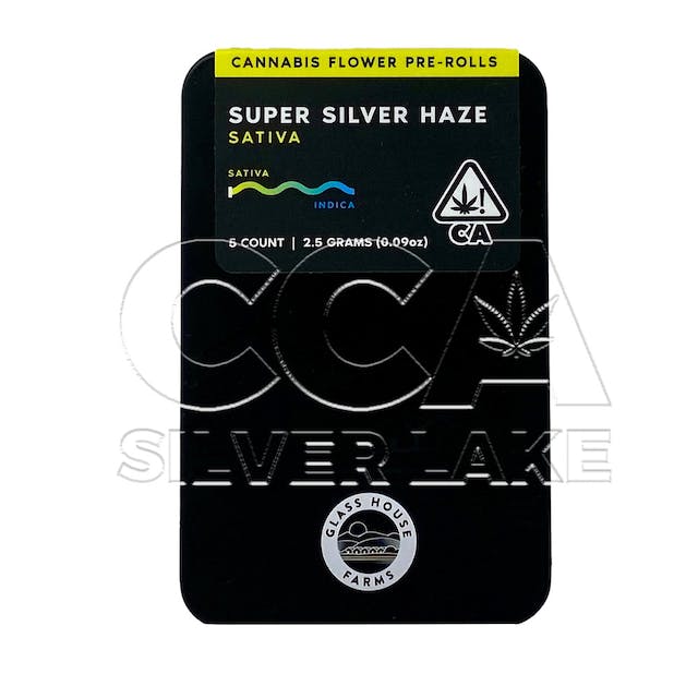 Photograph of product: Super Silver Haze  5 Pack Preroll 3.5g - 5 pack