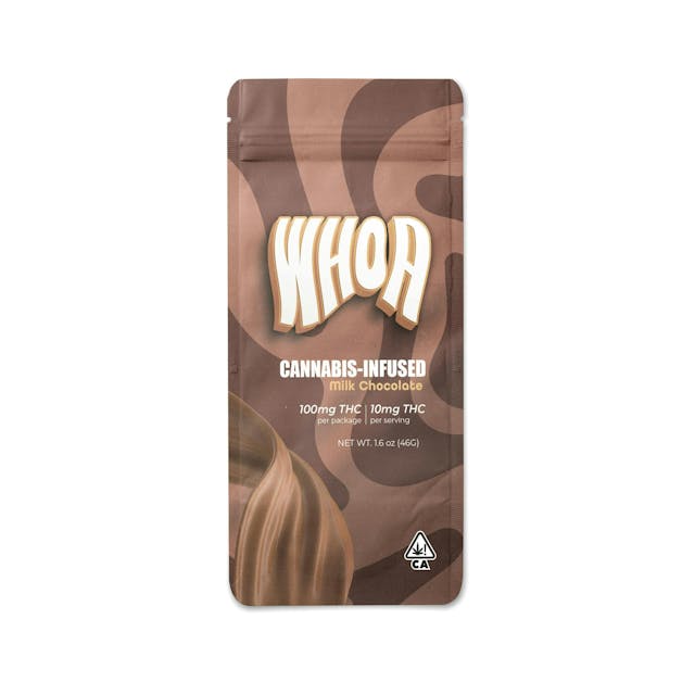 Photograph of product: MILK CHOCOLATE 100MG BAR - 
