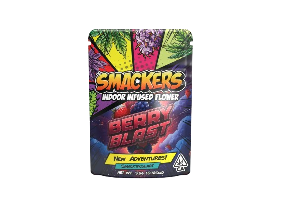 Photograph of product: Smackers | Berry Blast Infused Flower | 3.5g