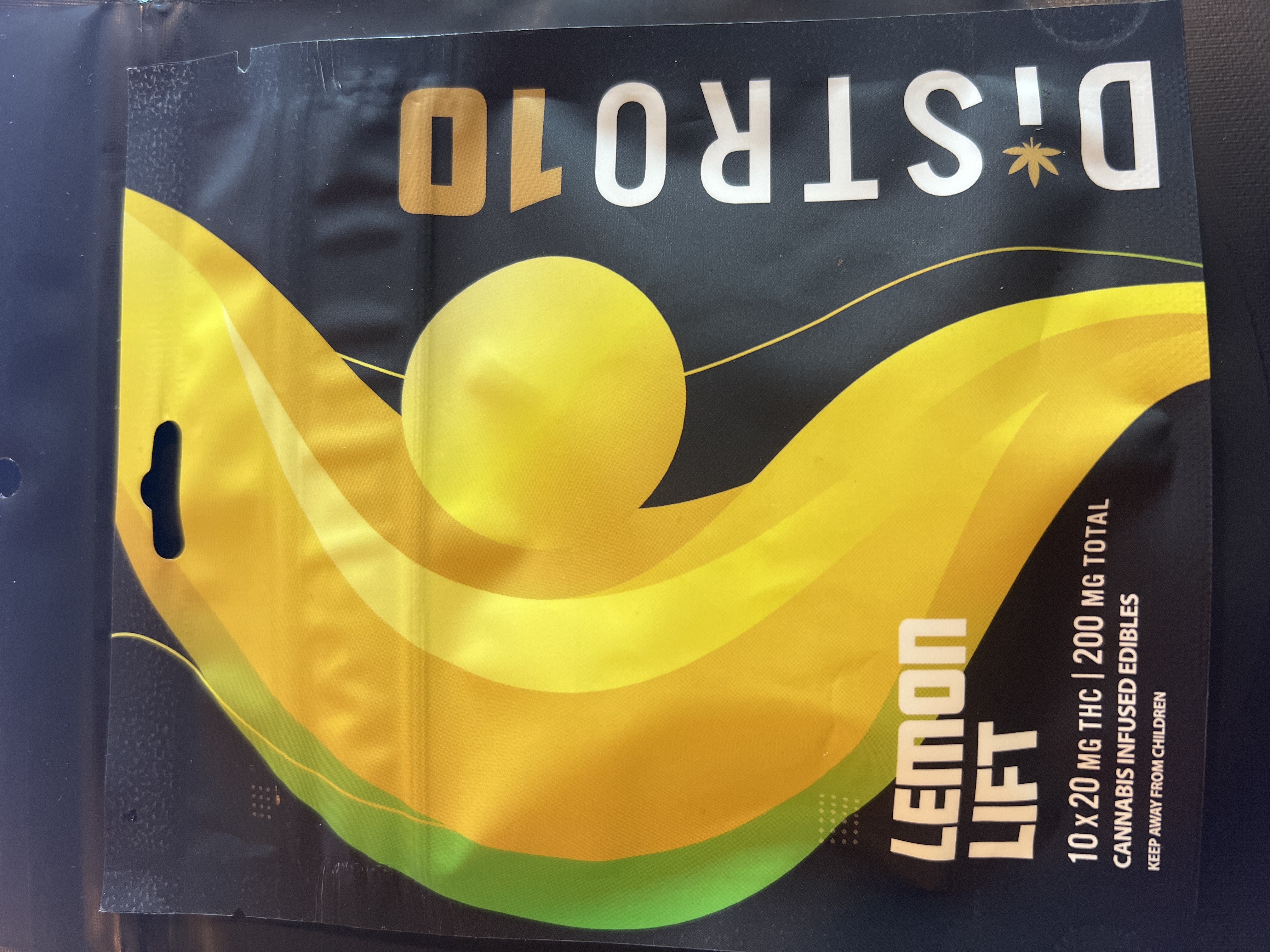 Photograph of product: REC | Lemon Lift | Distro 10 | 200mg