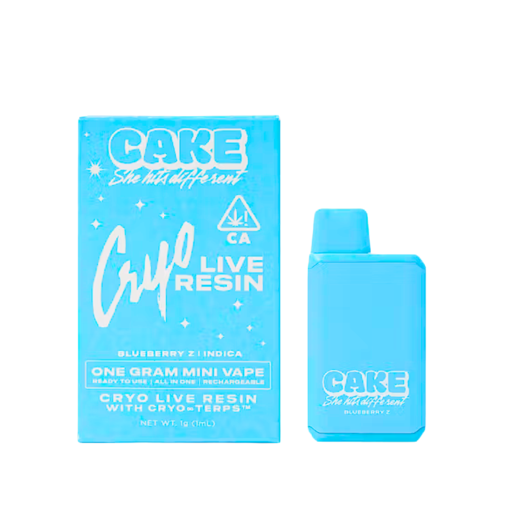 Photograph of product: BLUEBERRY Z MINI CRYO LIVE RESIN ALL-IN-ONE