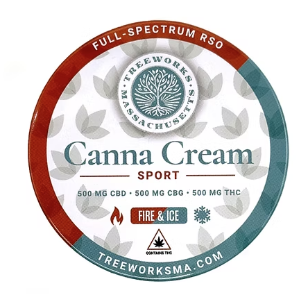 Photograph of product: Canna Cream Sport 1:1:1 (CBD:CBG:TH-oui) | Topical | 500mg