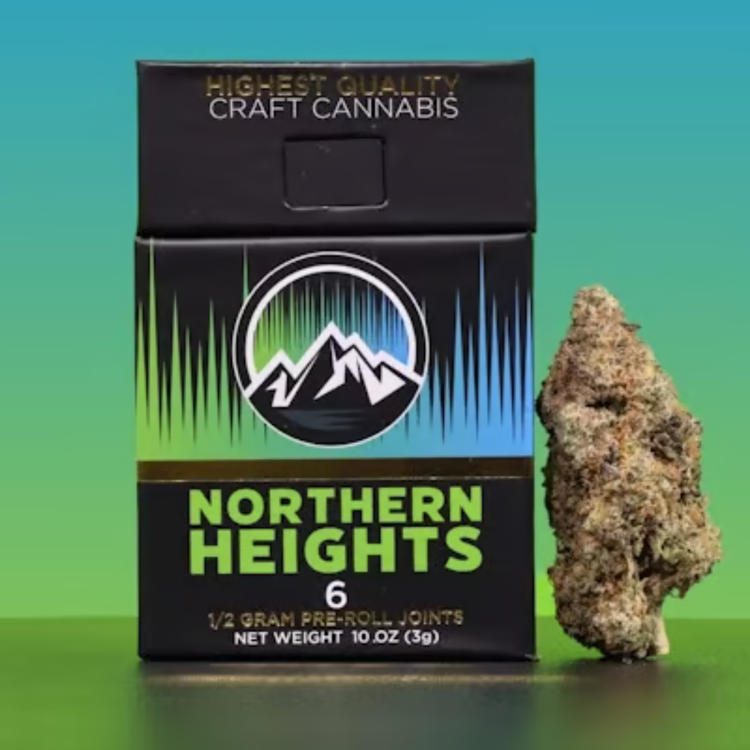 Photograph of product: Northern Heights Strawberry Gary (I) Pre-Roll Multi Pack 0.5g 6pk