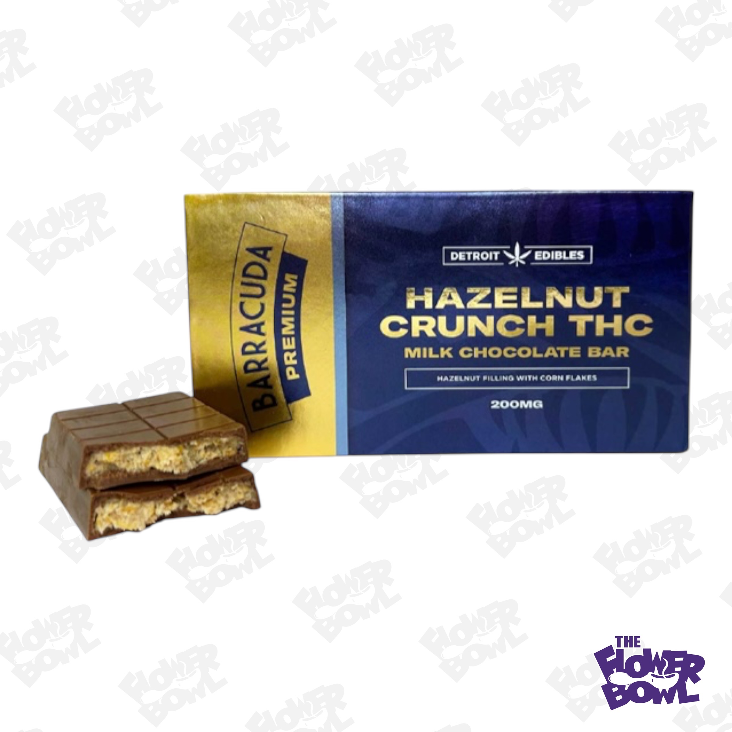 Photograph of product: AU Barracuda: Hazelnut Crunch 200MG Premium Chocolate Bar