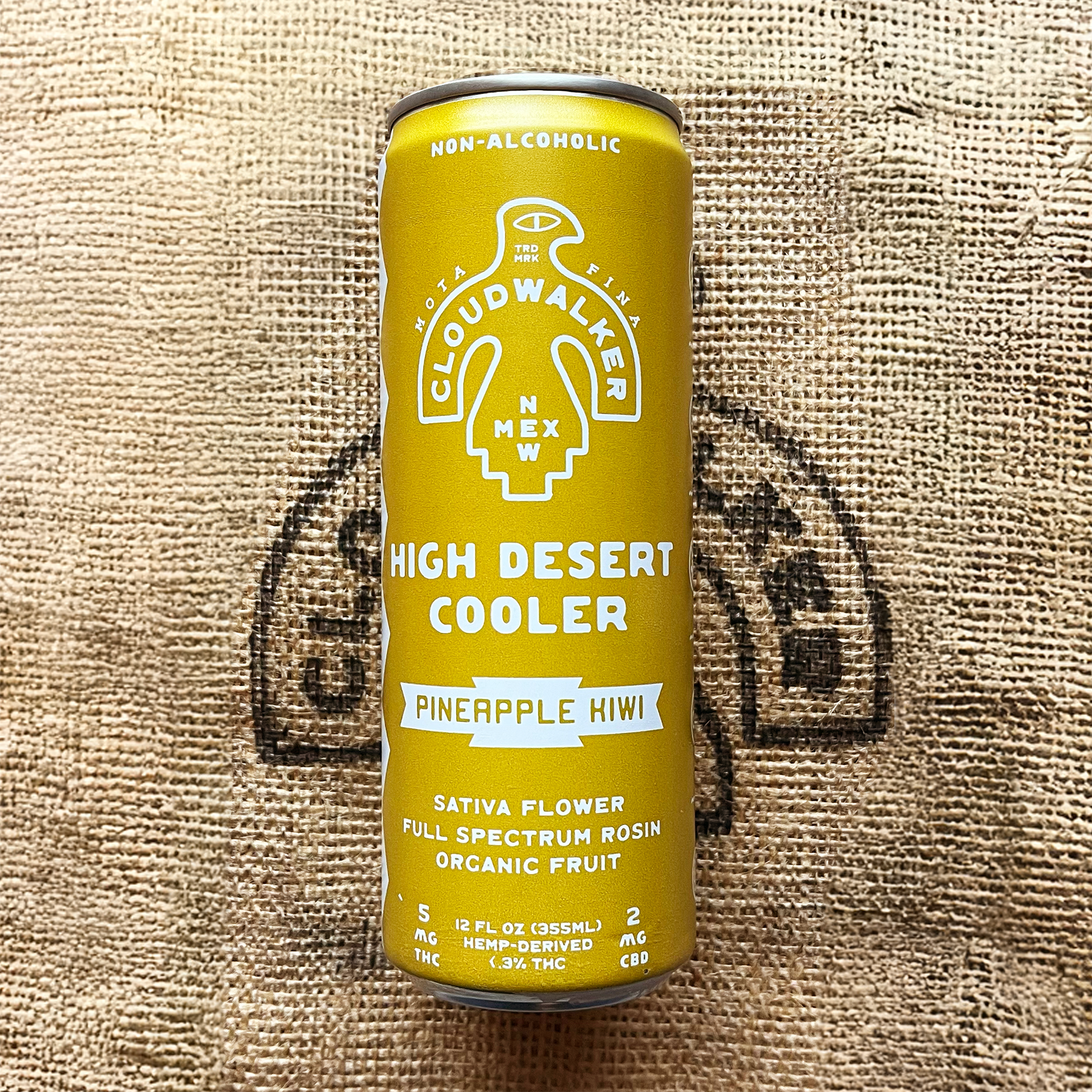 Photograph of product: Pineapple Kiwi | High Desert Cooler (5mg CBD/5mg TH-oui)