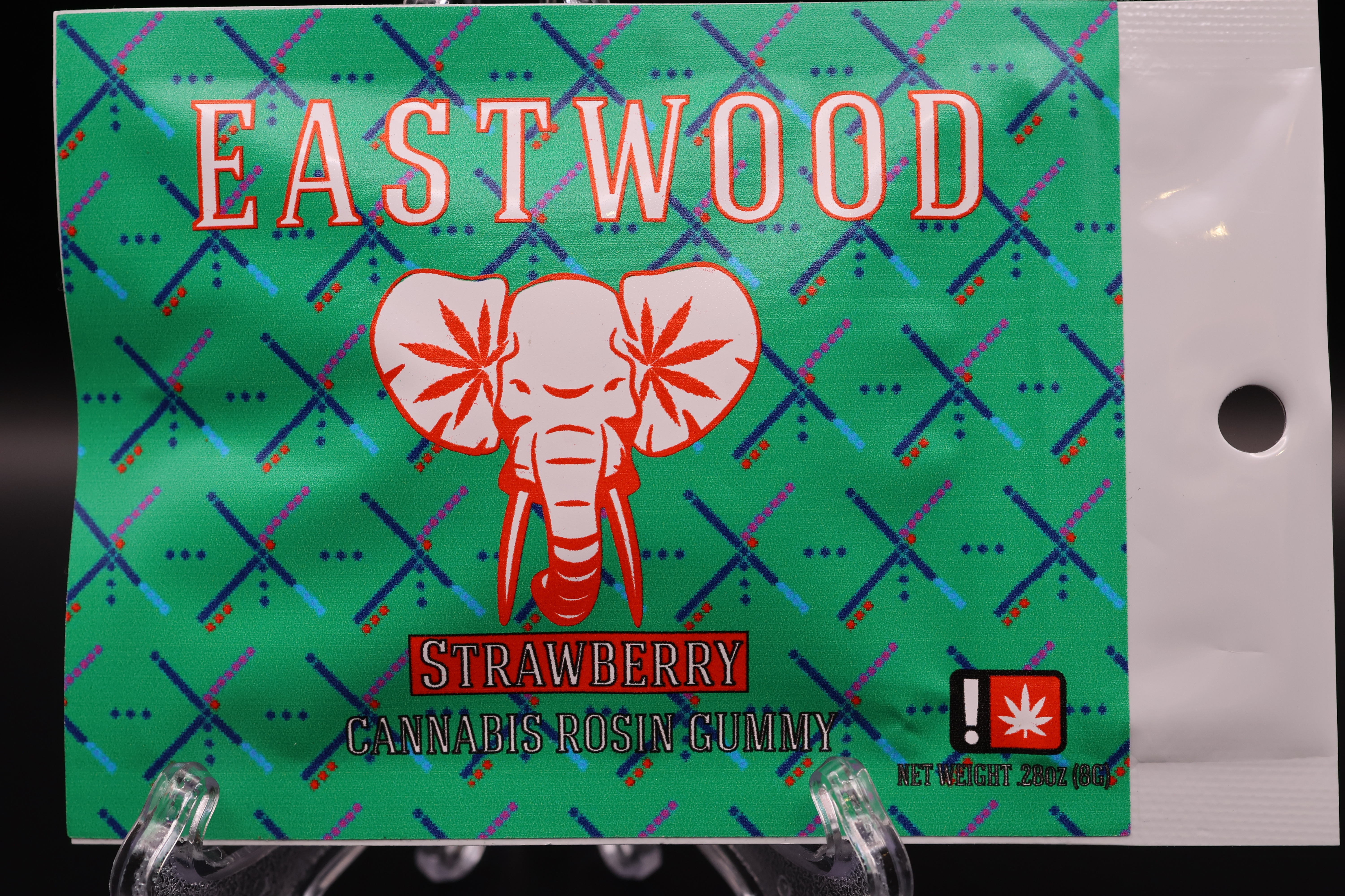 Photograph of product: Strawberry 100mg Solventless Gummy (Eastwood)