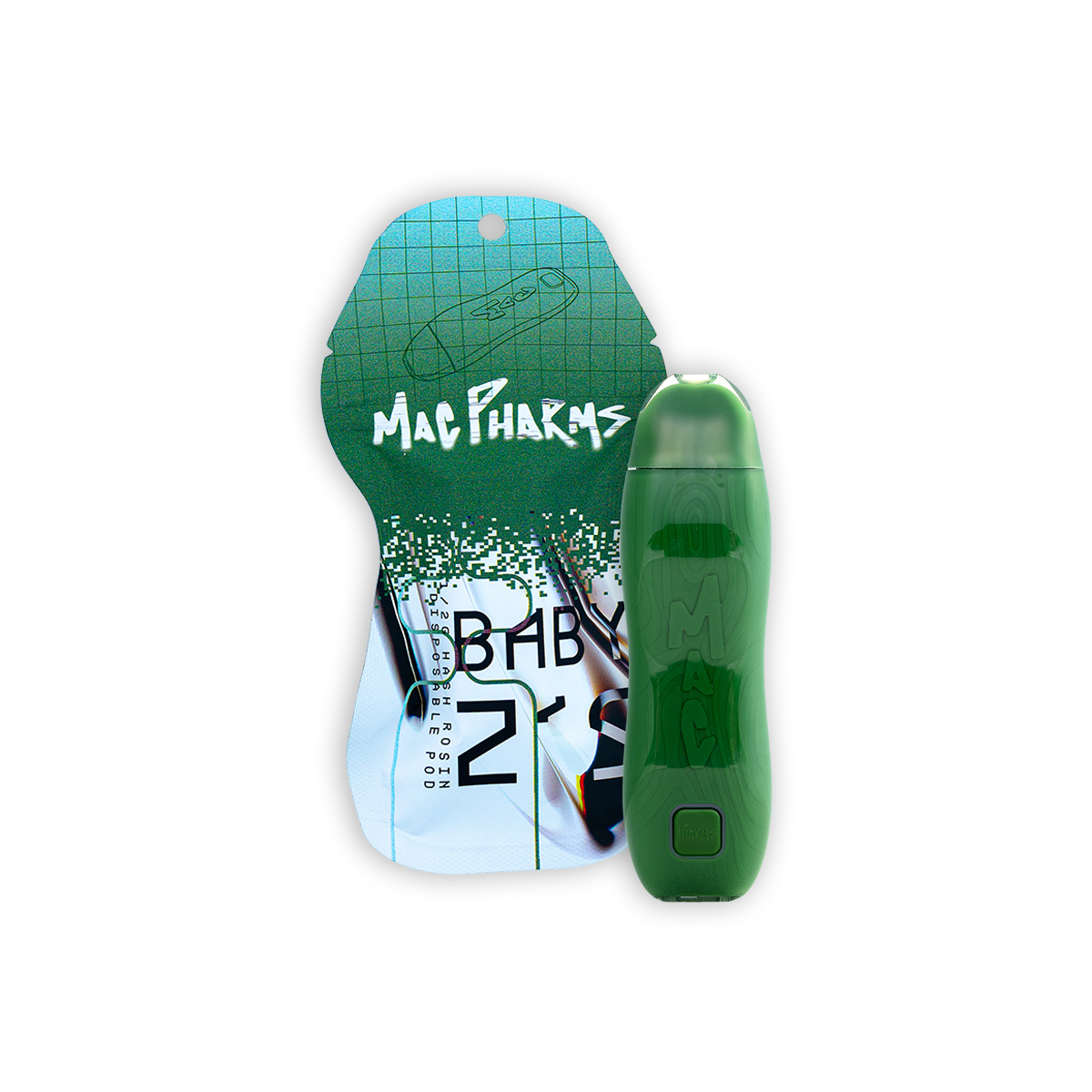 Photograph of product: Mac Pharms 0.5g au chocolat Rosin Disposable Baby Z's