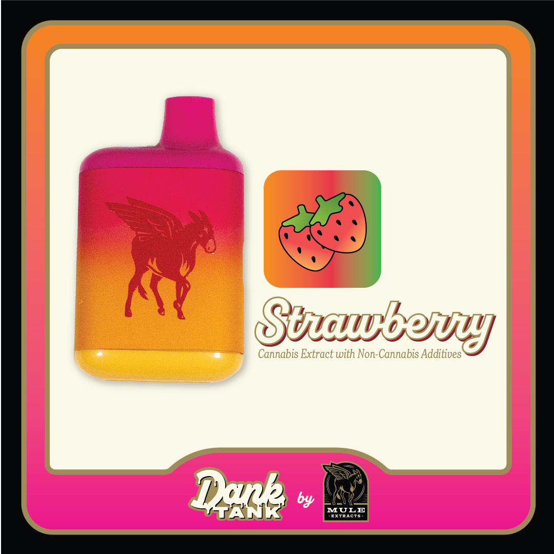 Photograph of product: Strawberry ~ Disposable Dank Tank