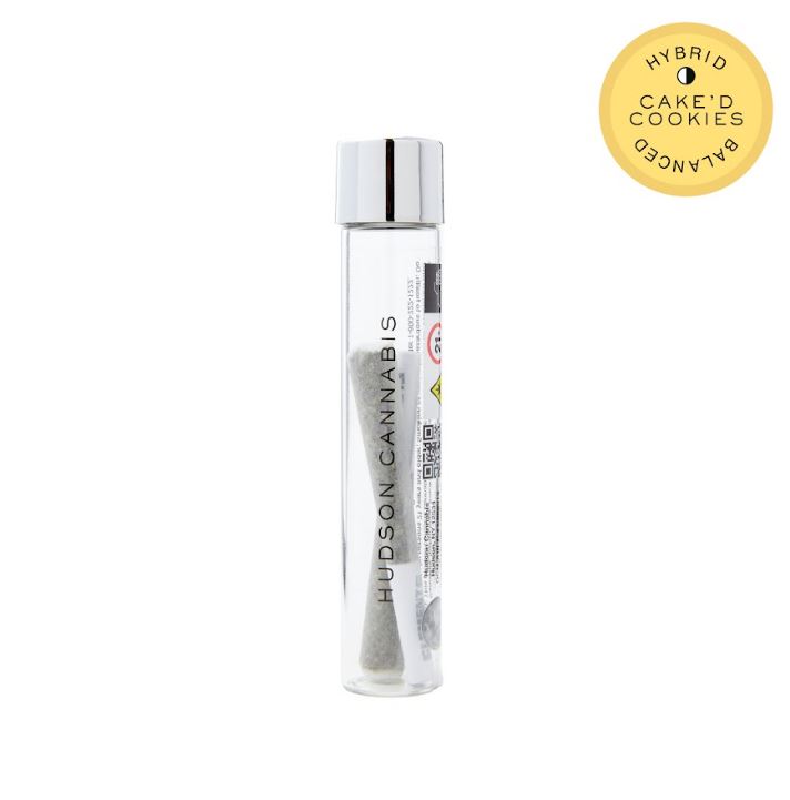 Photograph of product: Hudson | Cake'd Cookies | Moonrock Infused | Hybrid 2 Pre-Rolls