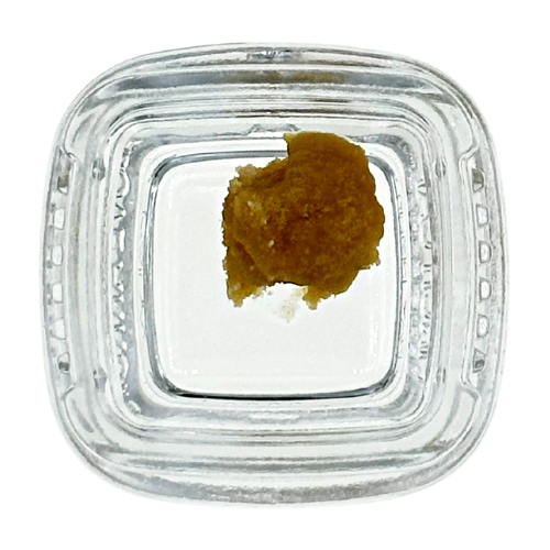 Photograph of product: 3Lefts Platinum Garlic Live au chocolat Rosin 1g