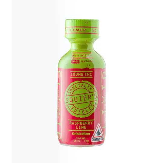 Photograph of product: Squier's - Raspberry Lime 100mg 2oz Mixer