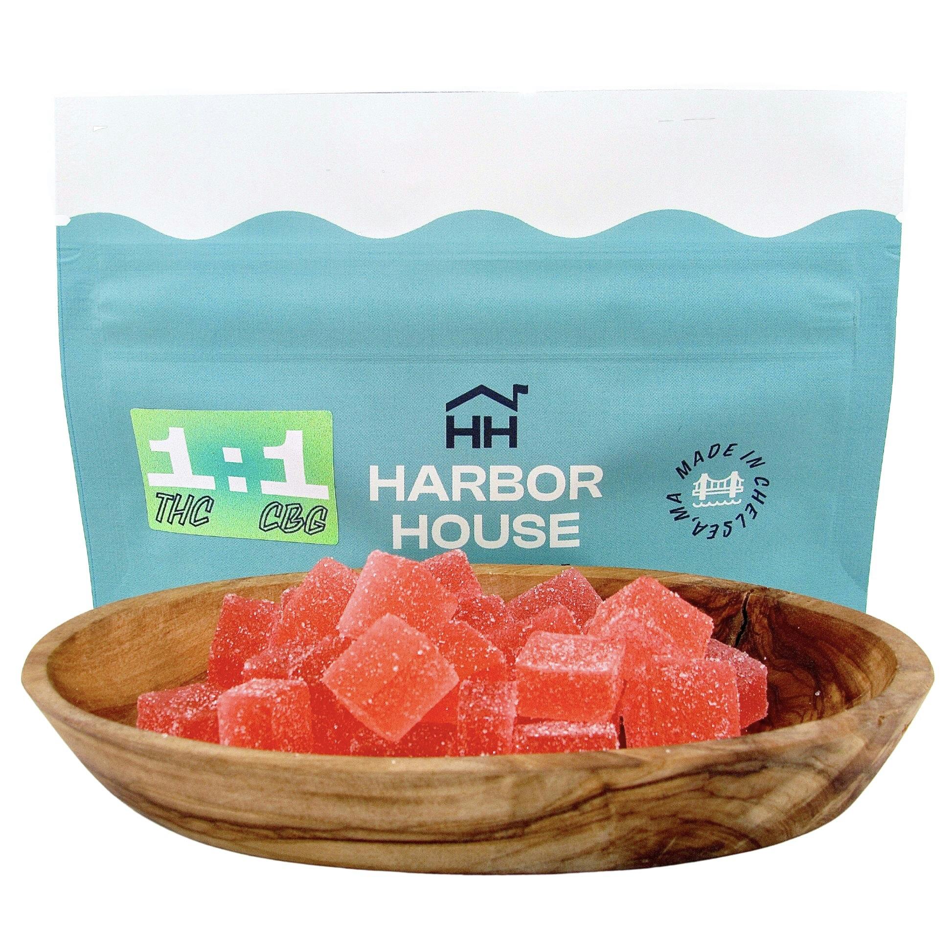 Photograph of product: 1:1 Prickly Pear TH-oui:CBG | Rosin Infused Gummies | 100mg TH-oui 100mg CBG
