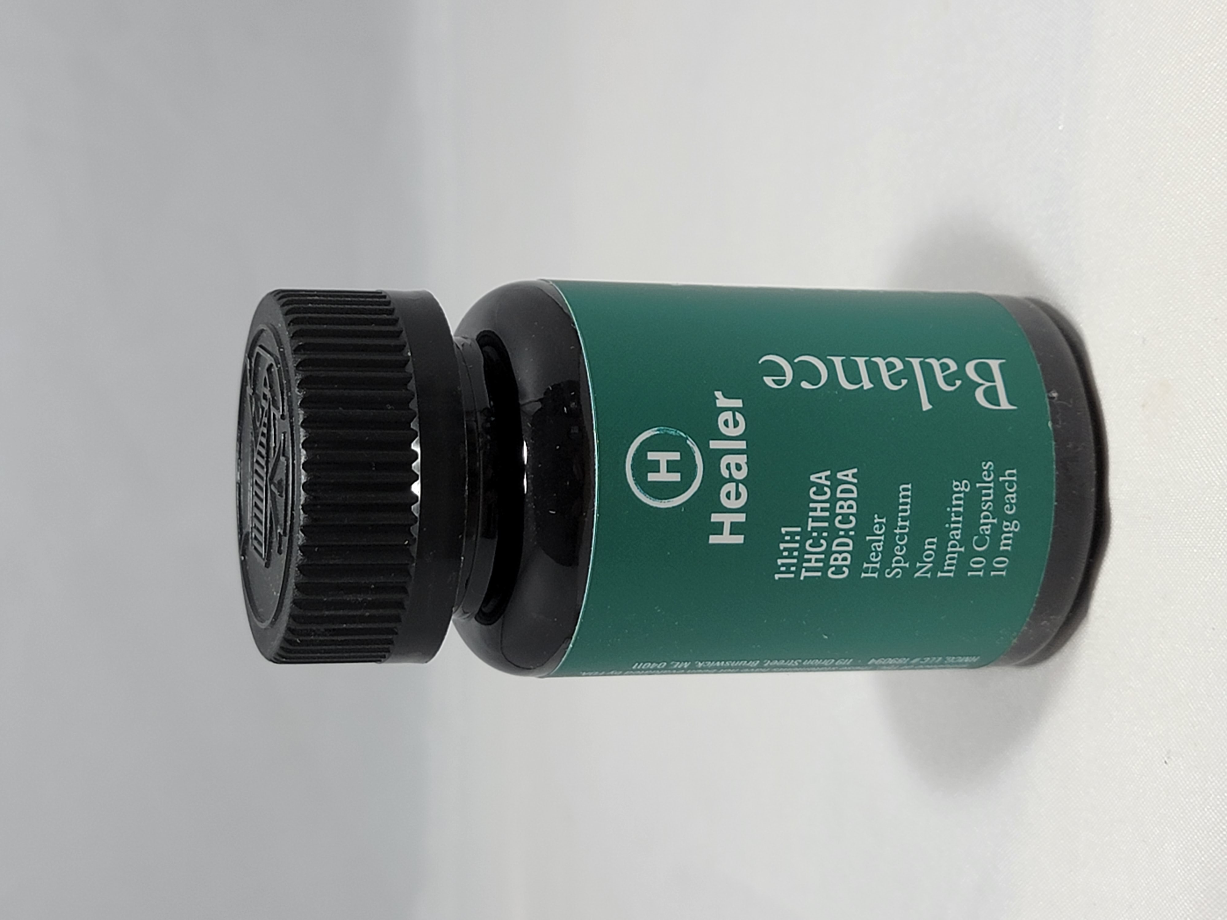 Photograph of product: Healer Balance 10 mg (10 capsules)