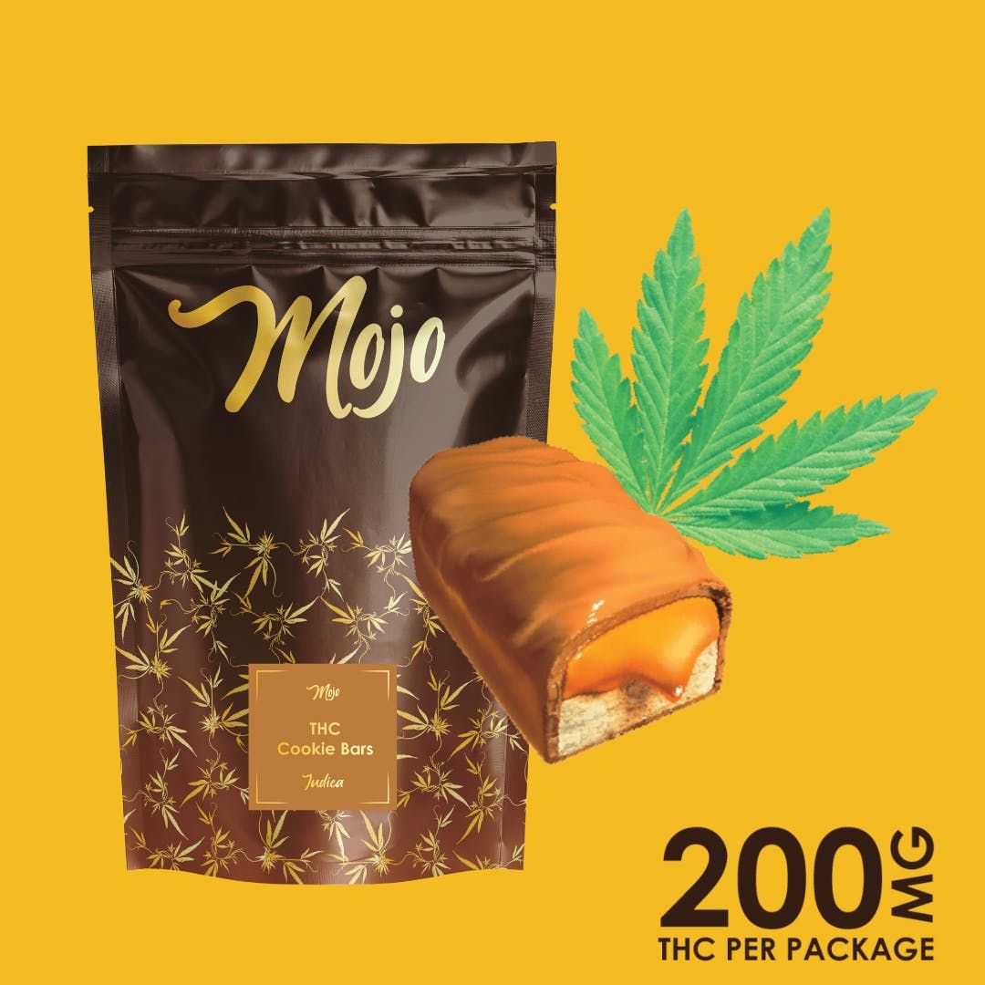 Photograph of product: Mojo - Chocolate Cookie Bars Oui'd 200mg | 3/$25