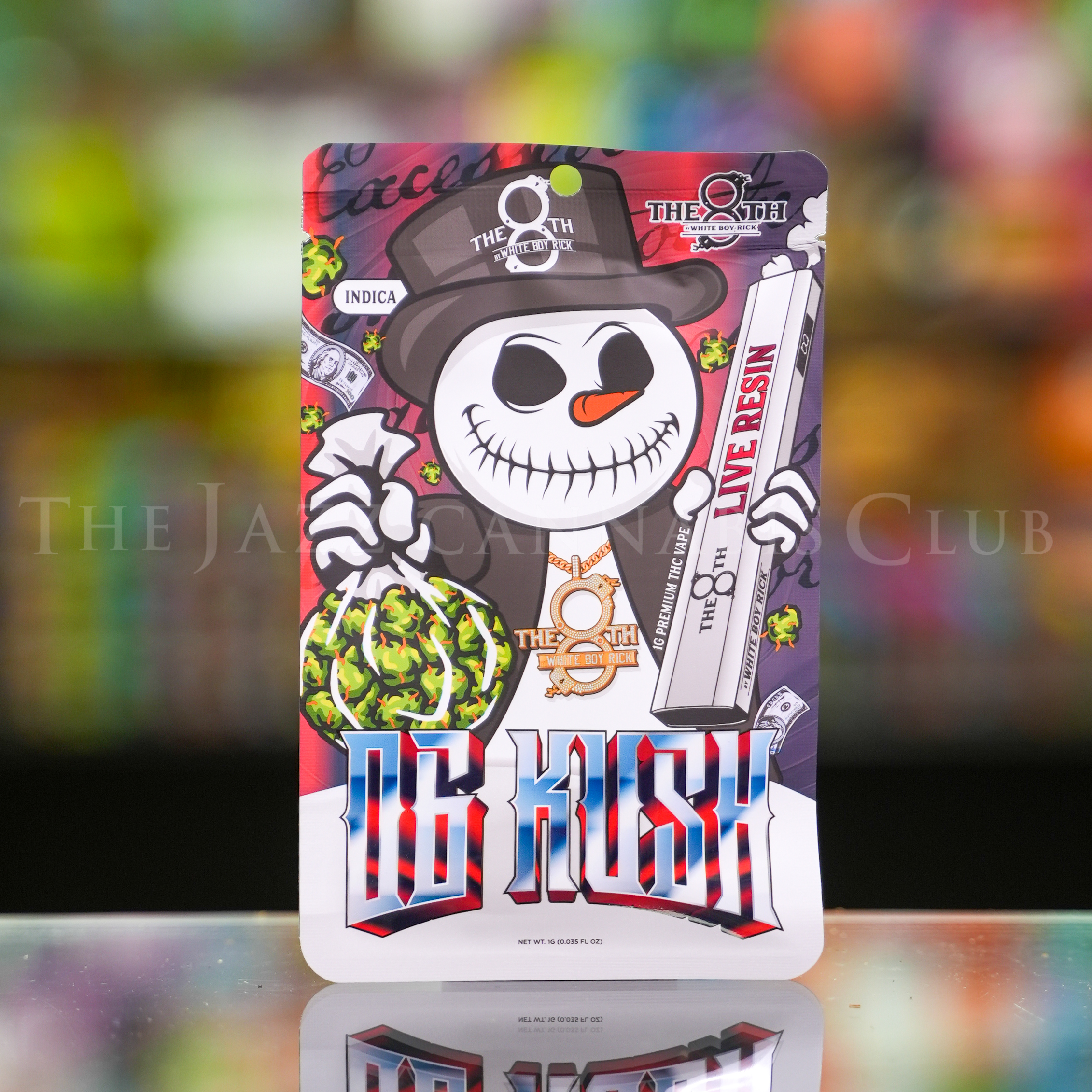 Photograph of product: The 8th White Boy Rick - Og Kush(H) Live Resin Disposable Vape