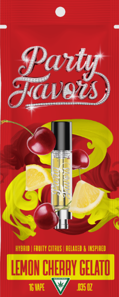 Photograph of product: Lemon Cherry Gelato | 510 Thread | Party Favors