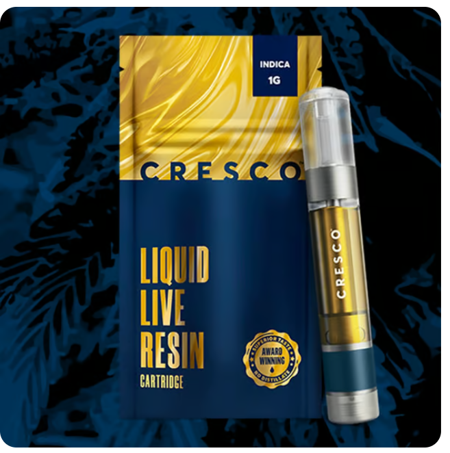 Photograph of product: Cresco - Liquid Live Resin Vape Cart - 707 Headband (1g)