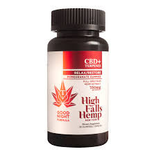Photograph of product: High Falls | Relax & Restore | Pomegranate Gummy | 750mg