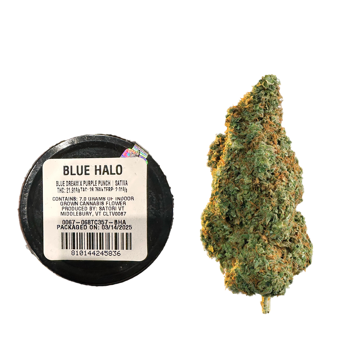 Photograph of product: Blue Halo | 7g Jar | Satori